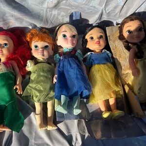 Disney Princess Doll Collection - Green, Blue, Yellow